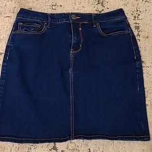 Rickis stretch denim skirt size 10